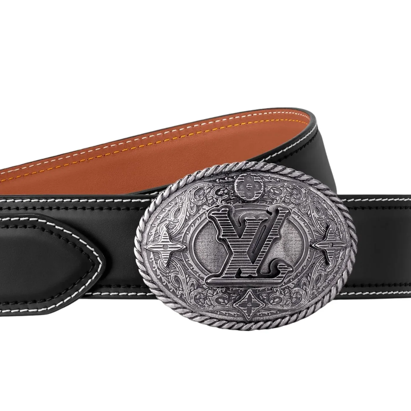 Louis Vuitton LV Shield Reversible Belt Black Louis Vuitton LV Shield Reversible Belt Black
