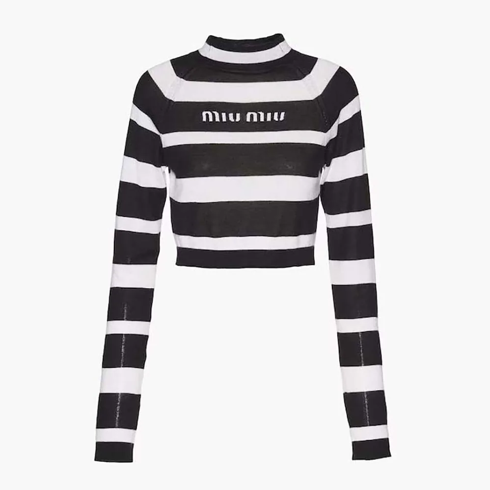 Miu Miu Cashmere and Silk Turtleneck Sweater for Women