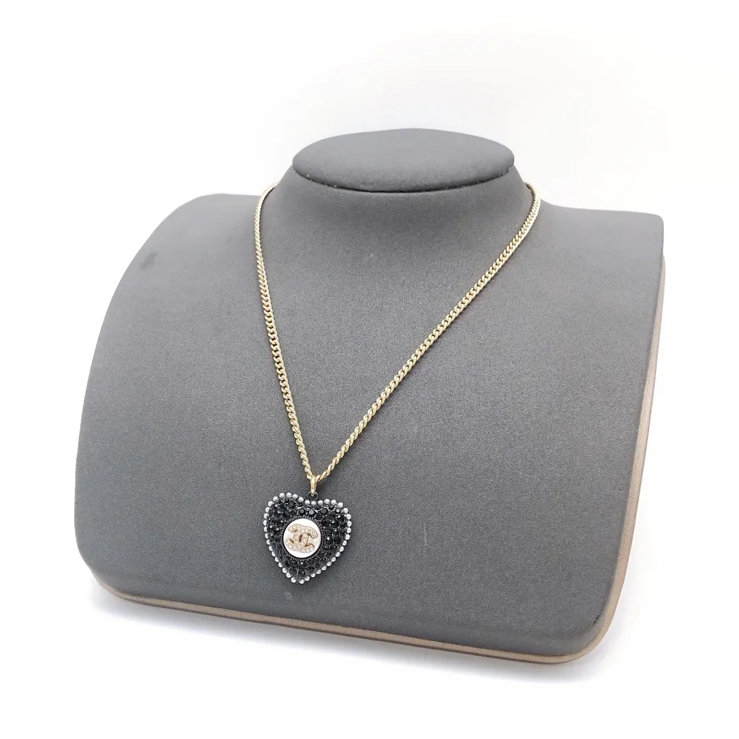 Chanel Love Necklace Black Chanel Love Necklace Black