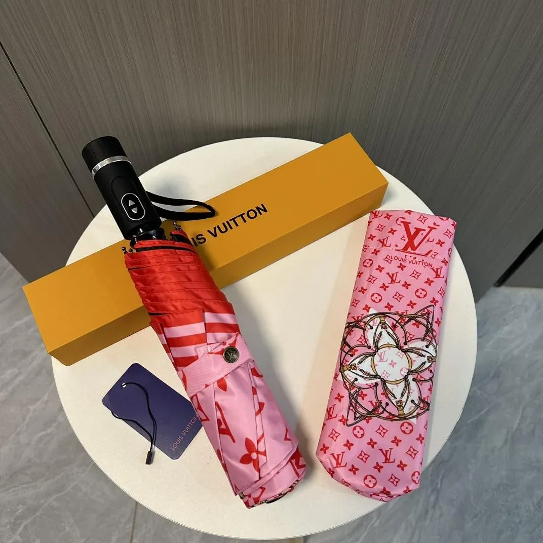 Louis Vuitton Automatic Folding Umbrella Pink Louis Vuitton Automatic Folding Umbrella Pink