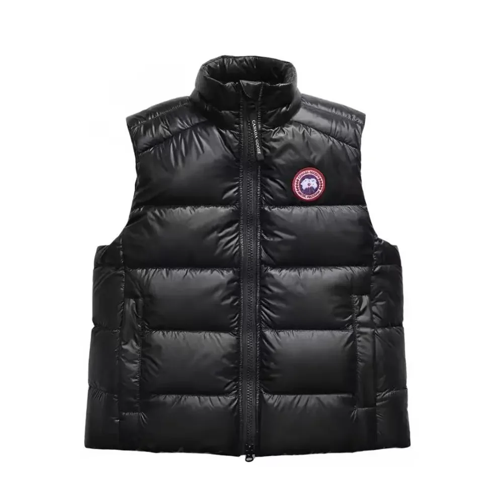 Canada Goose Crofton Vest with Recycled Feather-Light-Ripstop for Women in Black Canada Goose Crofton Vest with Recycled Feather-Light-Ripstop for Women in Black