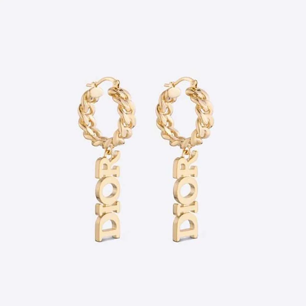 Dior Dio(r)evolution Earrings Gold for Women in Finish Metal
