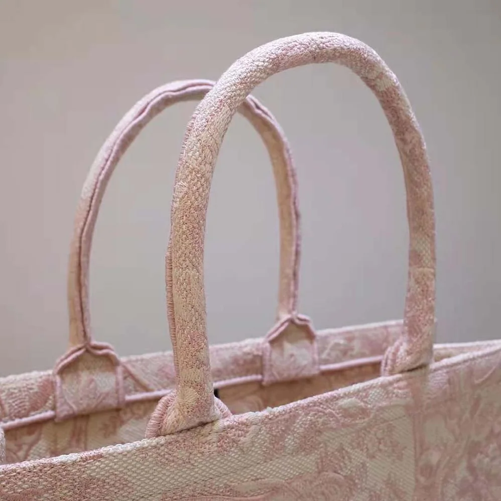 Dior Dior Book Tote Pink Toile de Jouy Embroidery for Women Dior Dior Book Tote Pink Toile de Jouy Embroidery for Women
