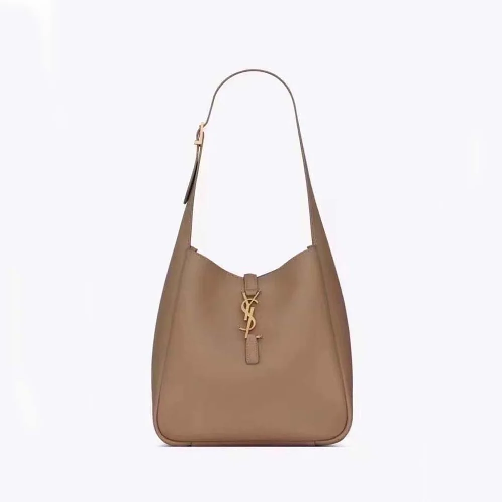 Saint Laurent YSL Le 5 à 7 Soft Small in Smooth Leather for Women in Brown Saint Laurent YSL Le 5 à 7 Soft Small in Smooth Leather for Women in Brown