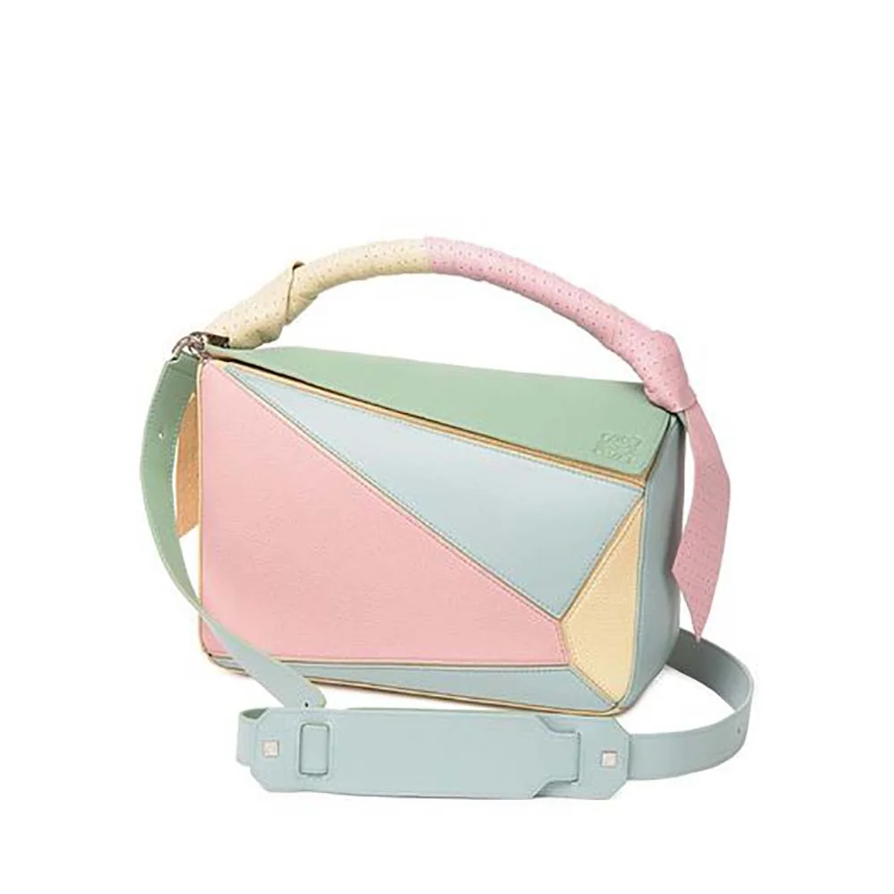 Loewe Puzzle Wrap Bag Multicolor in Calfskin for Women