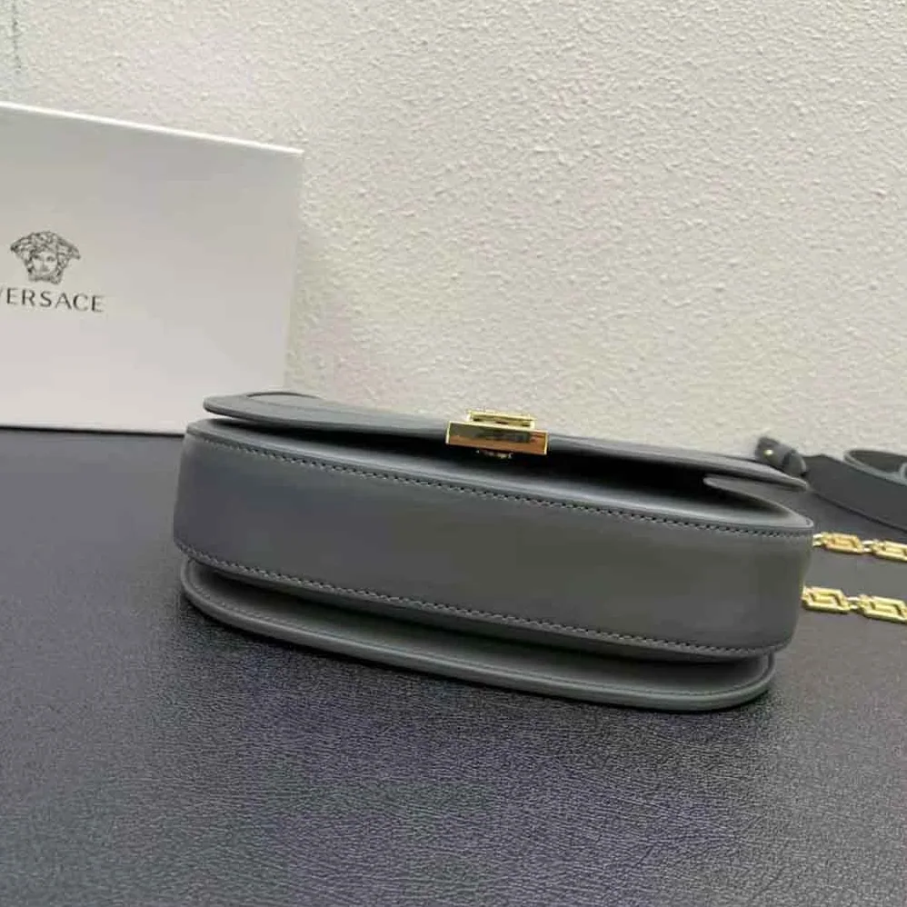 Versace Greca Goddess Shoulder Bag for Women in Silver