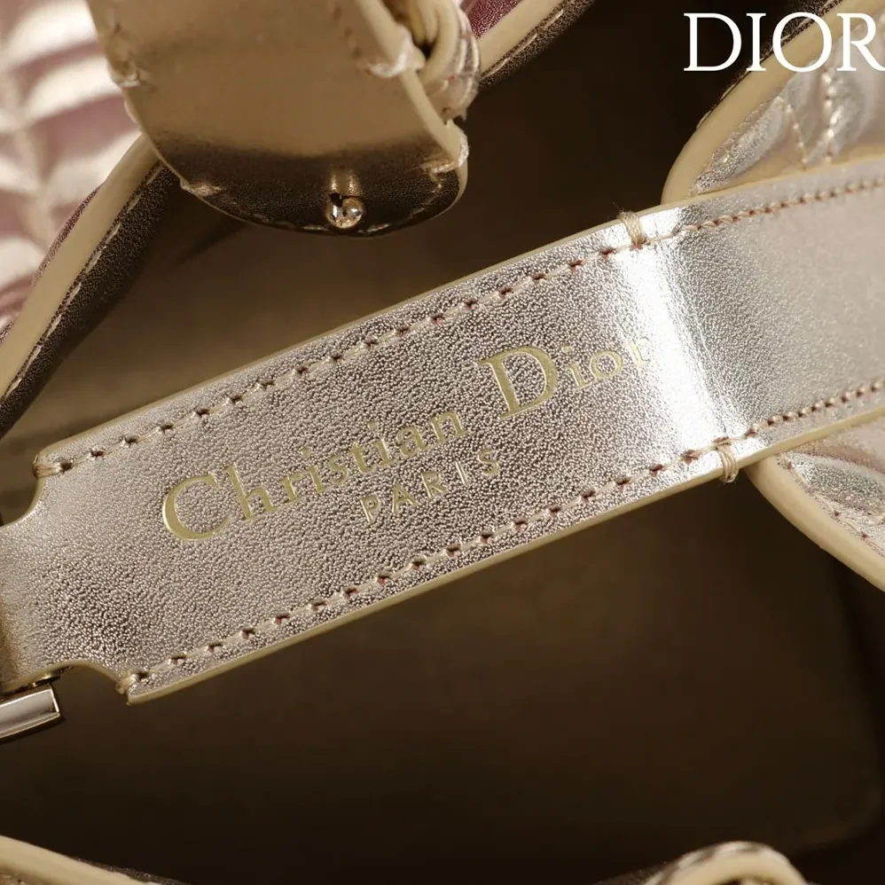 Dior Medium Dior Toujours Bag Metallic Gold for Women in Tone Macrocannage Calfskin Dior Medium Dior Toujours Bag Metallic Gold for Women in Tone Macrocannage Calfskin