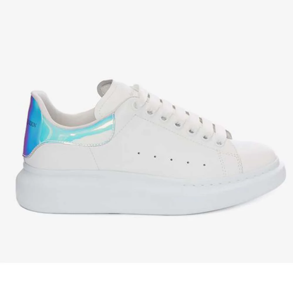 Alexander Mcqueen Shoes Oversized Sneaker White Smooth Calf Leather Lace-Up for Men Alexander Mcqueen Shoes Oversized Sneaker White Smooth Calf Leather Lace-Up for Men