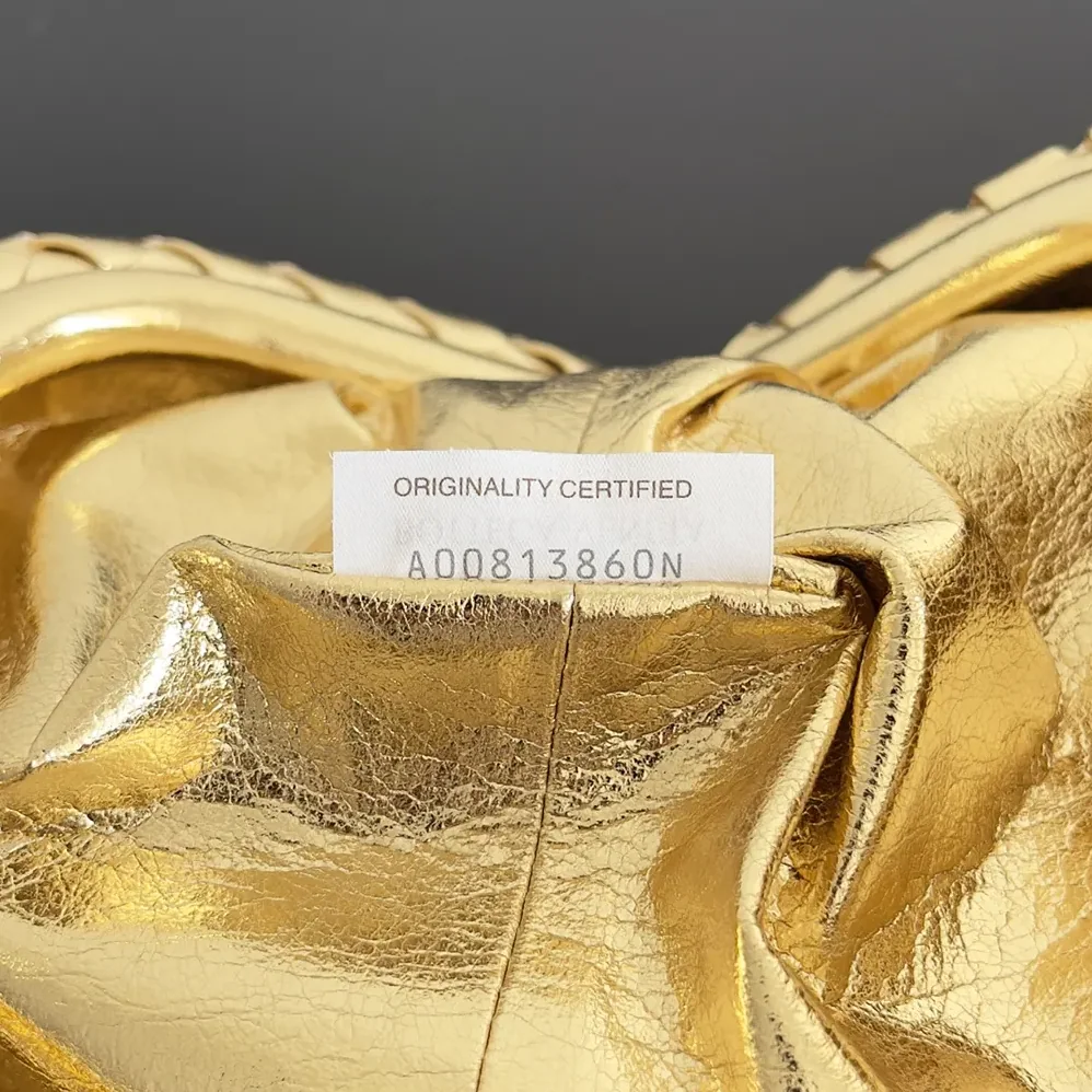 Bottega Veneta Small Lauren 1980 for Women in Gold