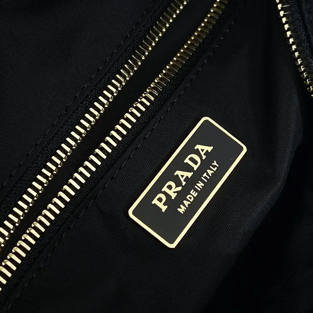 Prada Explore Large Re-Nylon And Leather Bag for Women in Black Prada Explore Large Re-Nylon And Leather Bag for Women in Black