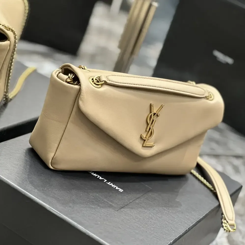 Saint Laurent YSL Calypso in Plunged Lambskin for Women