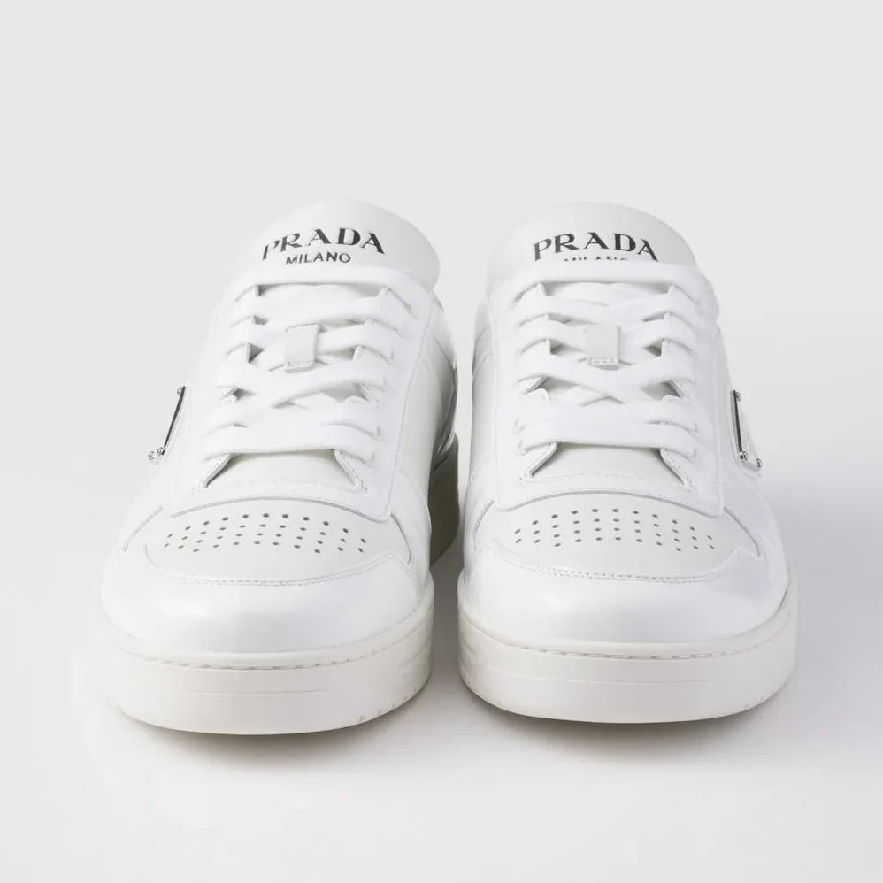 Prada Downtown Leather Sneakers White 2EE364_3LQB_F0009_F_D001 Prada Downtown Leather Sneakers White 2EE364_3LQB_F0009_F_D001