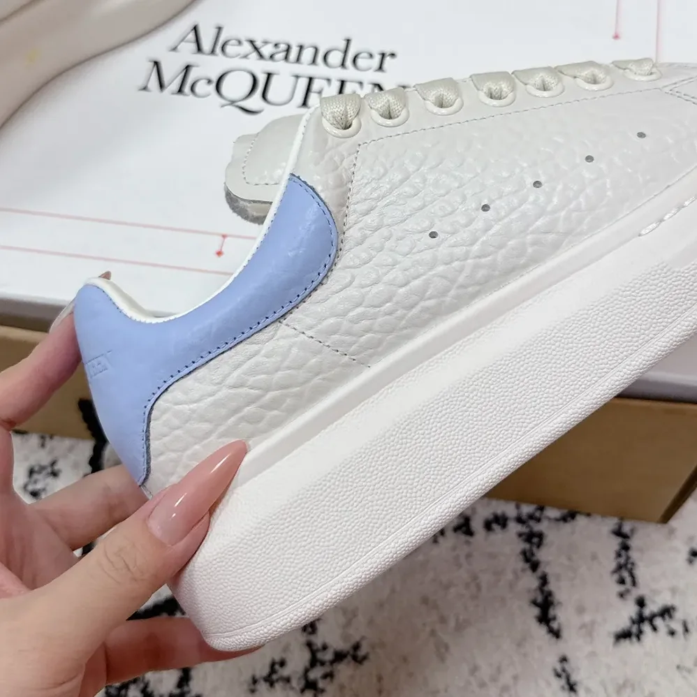 Alexander Mcqueen Oversized Sneaker in Off White for Unisex in Light Blue