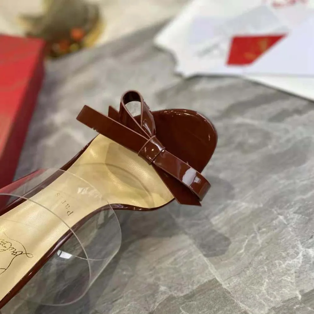 Christian Louboutin Just Nodo 85 mm Heel for Women in Maroon