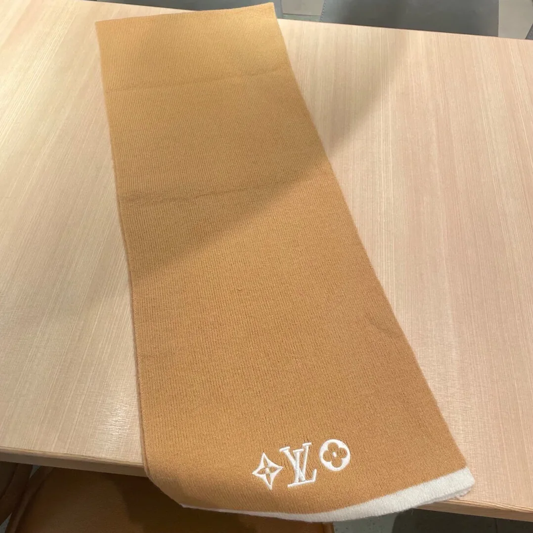 Louis Vuitton Vintage Scarf Lv Orange