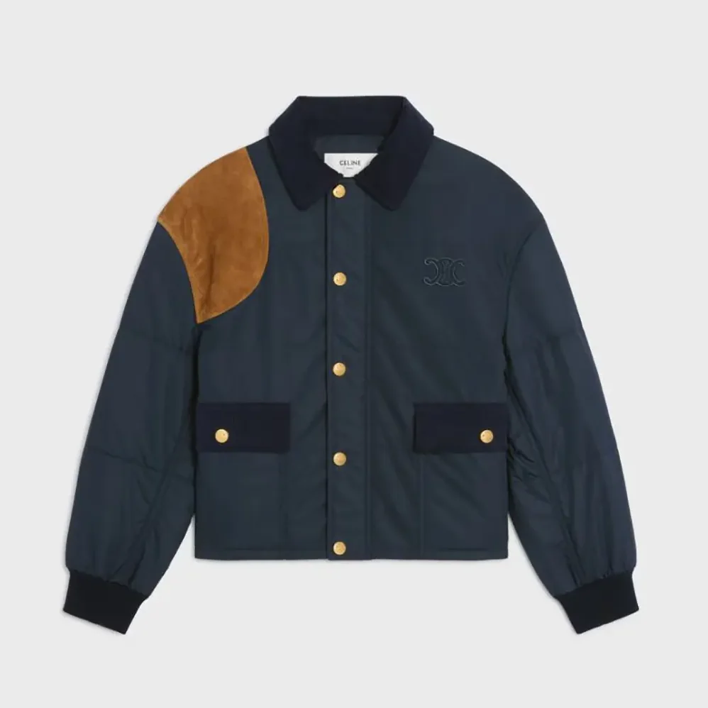 Celine Triomphe Jacket in Nylon for Men Celine Triomphe Jacket in Nylon for Men