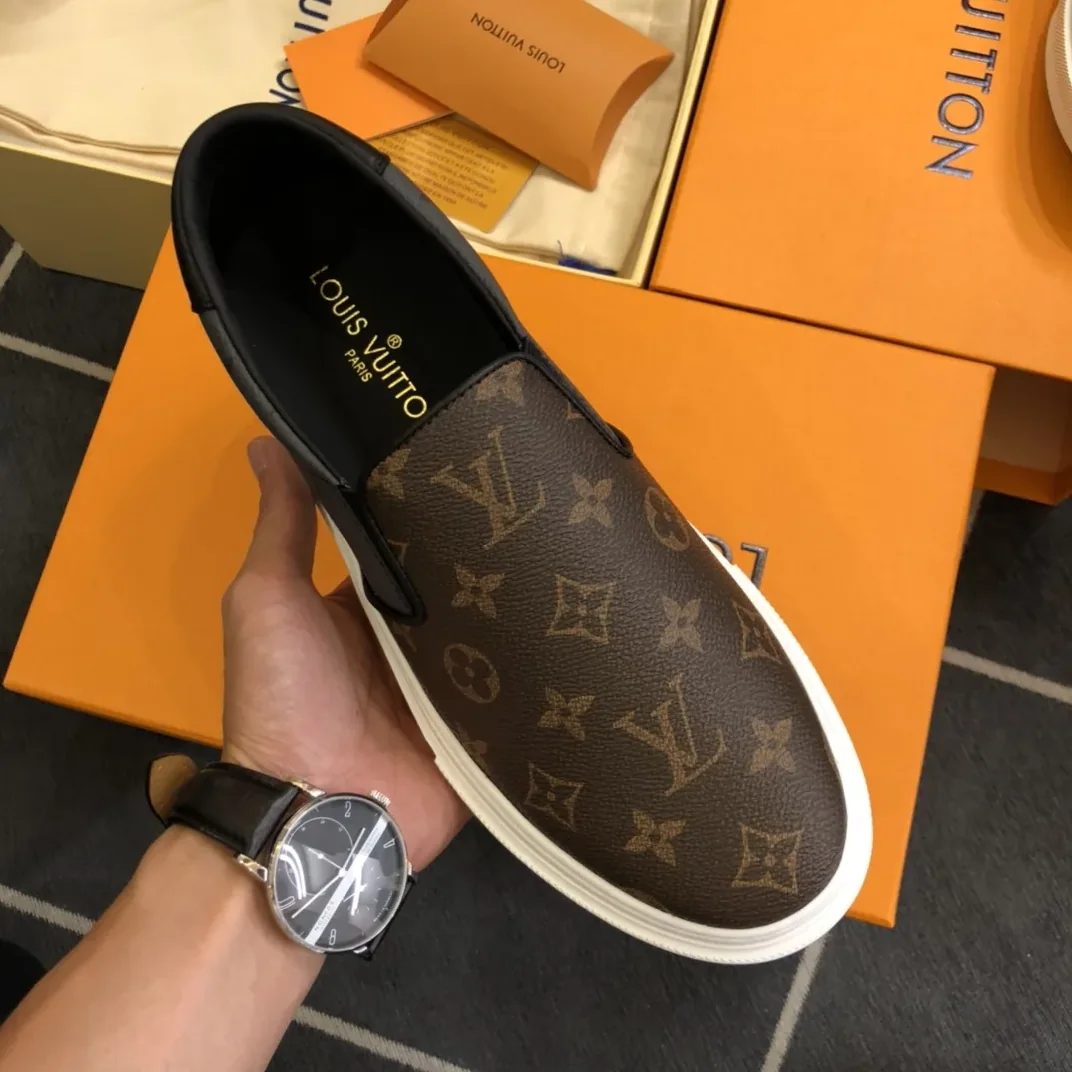 Louis Vuitton LV Slip On Brown