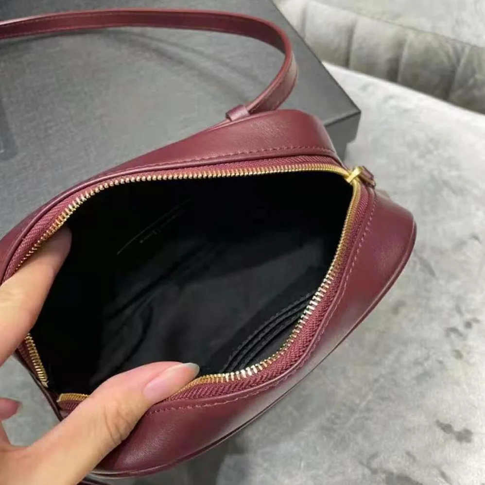 Saint Laurent YSL Lou Belt Bag in Matelasse Leather for Women in Maroon Saint Laurent YSL Lou Belt Bag in Matelasse Leather for Women in Maroon