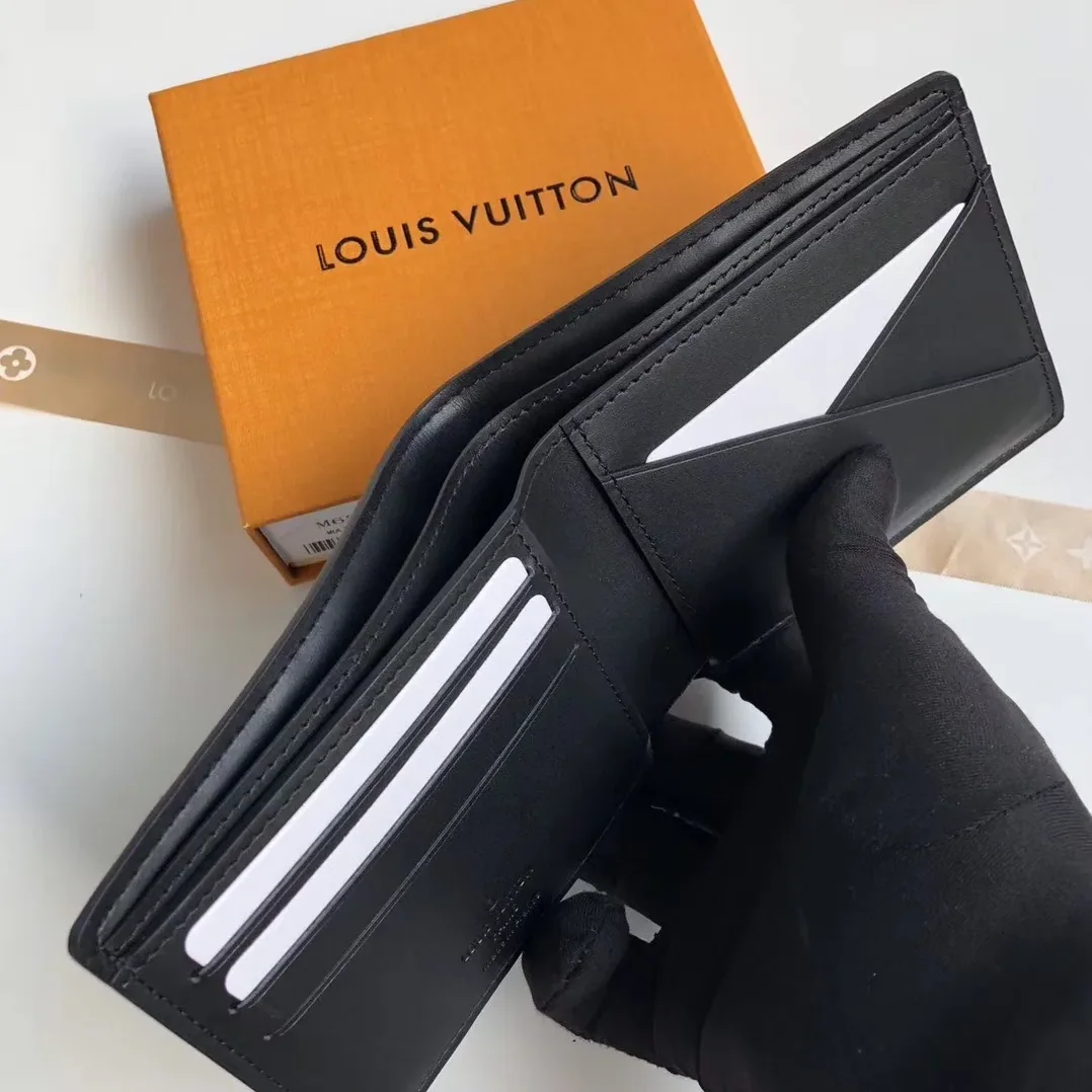 Louis Vuitton Multiple Wallet In Black Monogram Shadow Louis Vuitton Multiple Wallet In Black Monogram Shadow