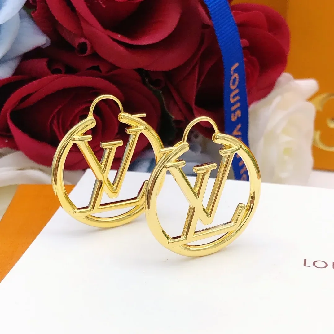 Louis Vuitton Latest Earrings Gold