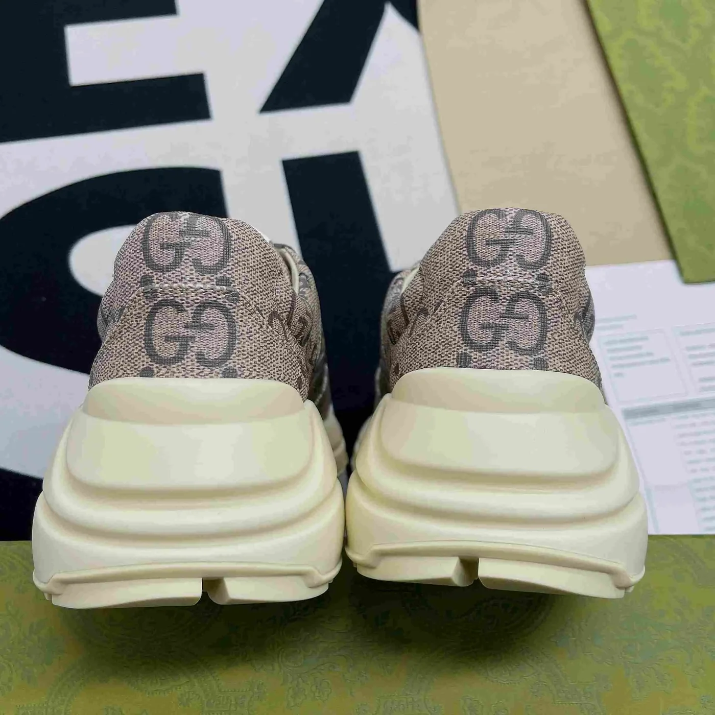Gucci GG 100 Rhyton Sneaker White Gucci GG 100 Rhyton Sneaker White