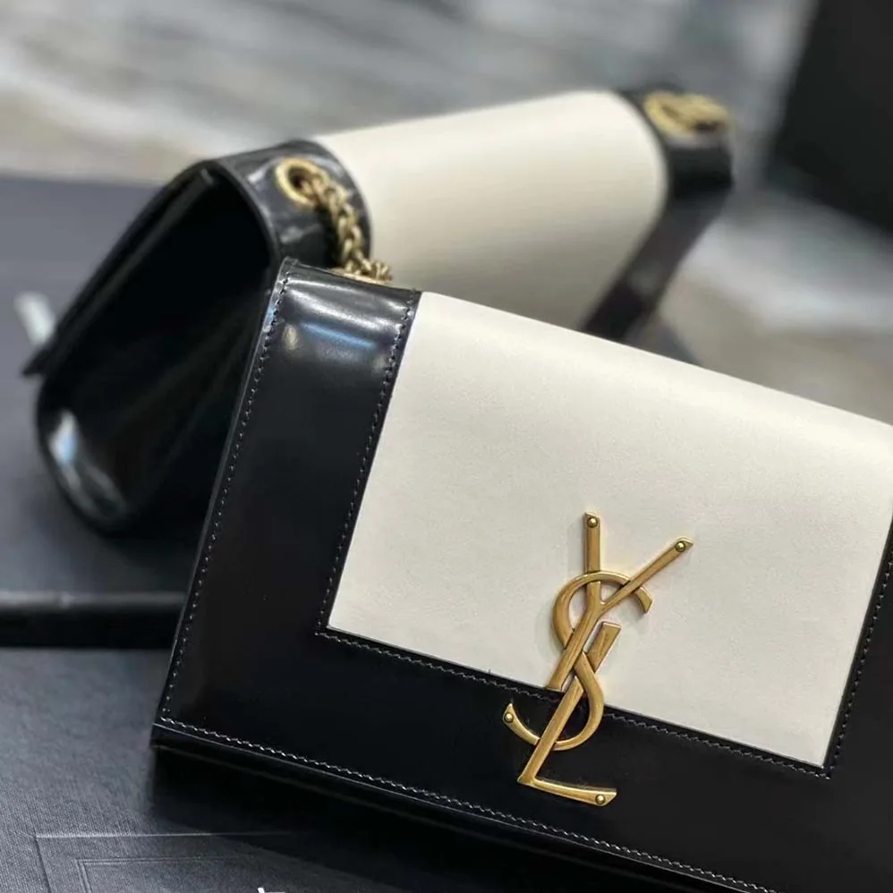 Saint Laurent YSL Small Kate in Smooth and Shiny Leather for Women Saint Laurent YSL Small Kate in Smooth and Shiny Leather for Women
