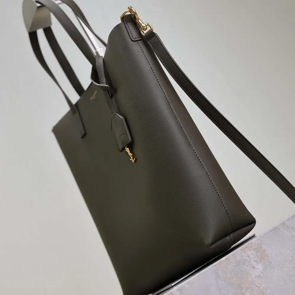 Saint Laurent YSL Shopping Saint Laurent Toy in Leather for Women in Gray Saint Laurent YSL Shopping Saint Laurent Toy in Leather for Women in Gray