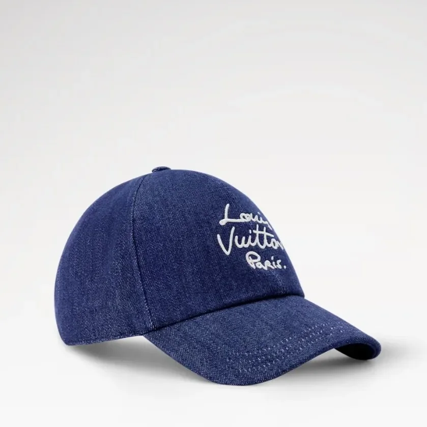 Louis Vuitton LV Script Cap Denim Blue