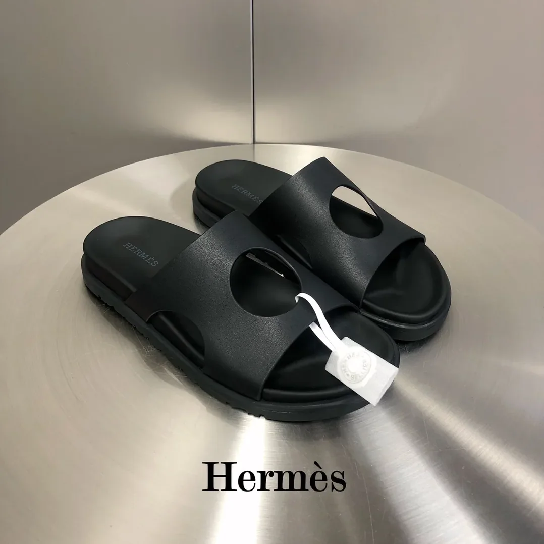Hermes Edith Sandal Black Hermes Edith Sandal Black