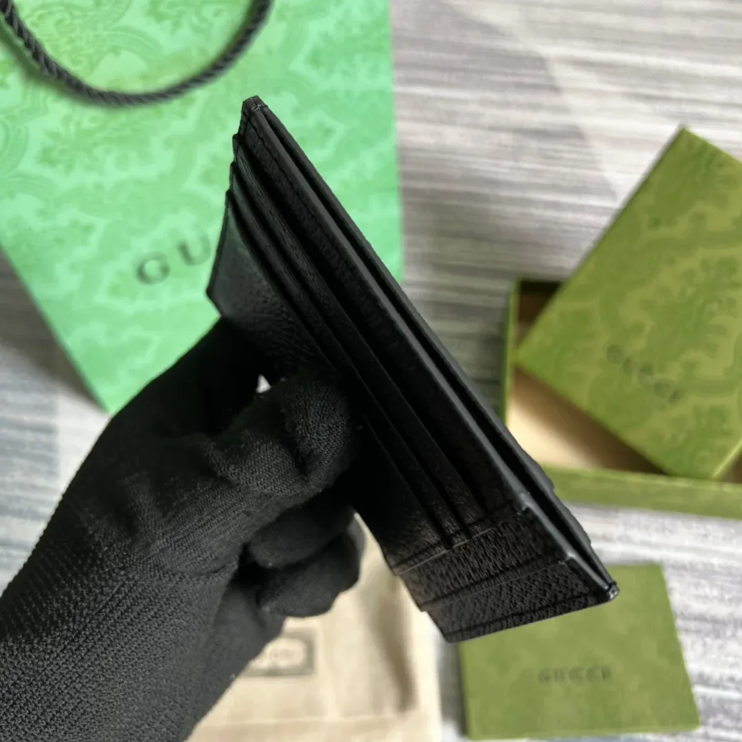 GG Marmont Card Case Black / GG Marmont Card Case Black /