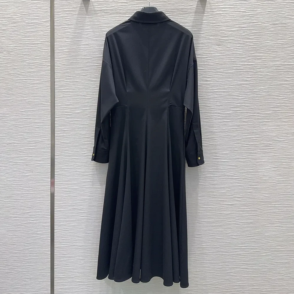 Celine Dress in Wool for Women in Black