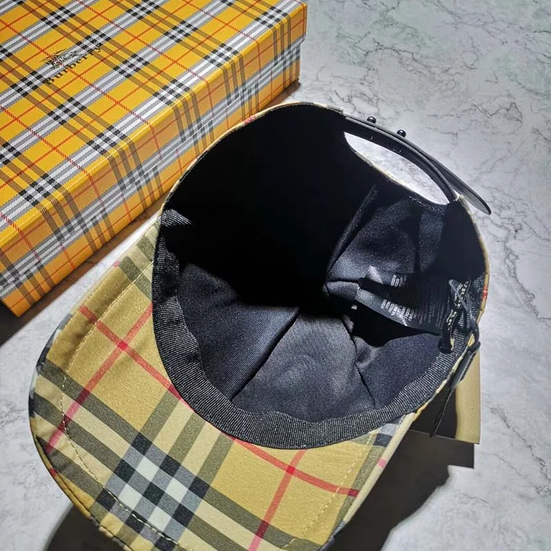 Burberry Rainbow Vintage Check Baseball Cap for Unisex