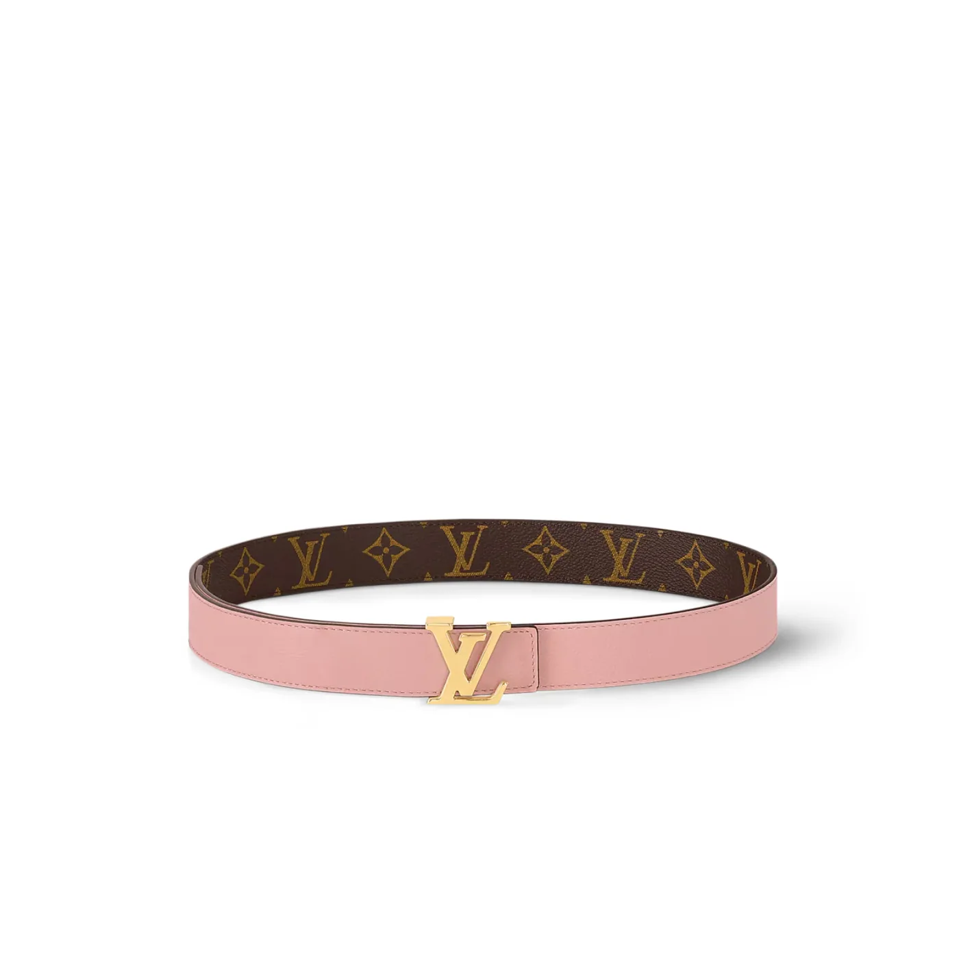Louis Vuitton LV Initiales Reversible Belt Rose Poudre