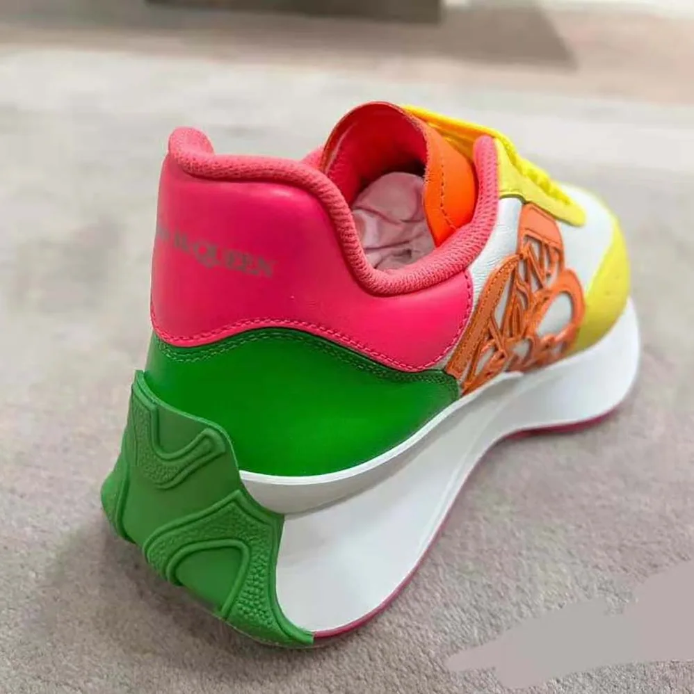 Alexander Mcqueen Sprint Runner in Multicolor for Women Alexander Mcqueen Sprint Runner in Multicolor for Women