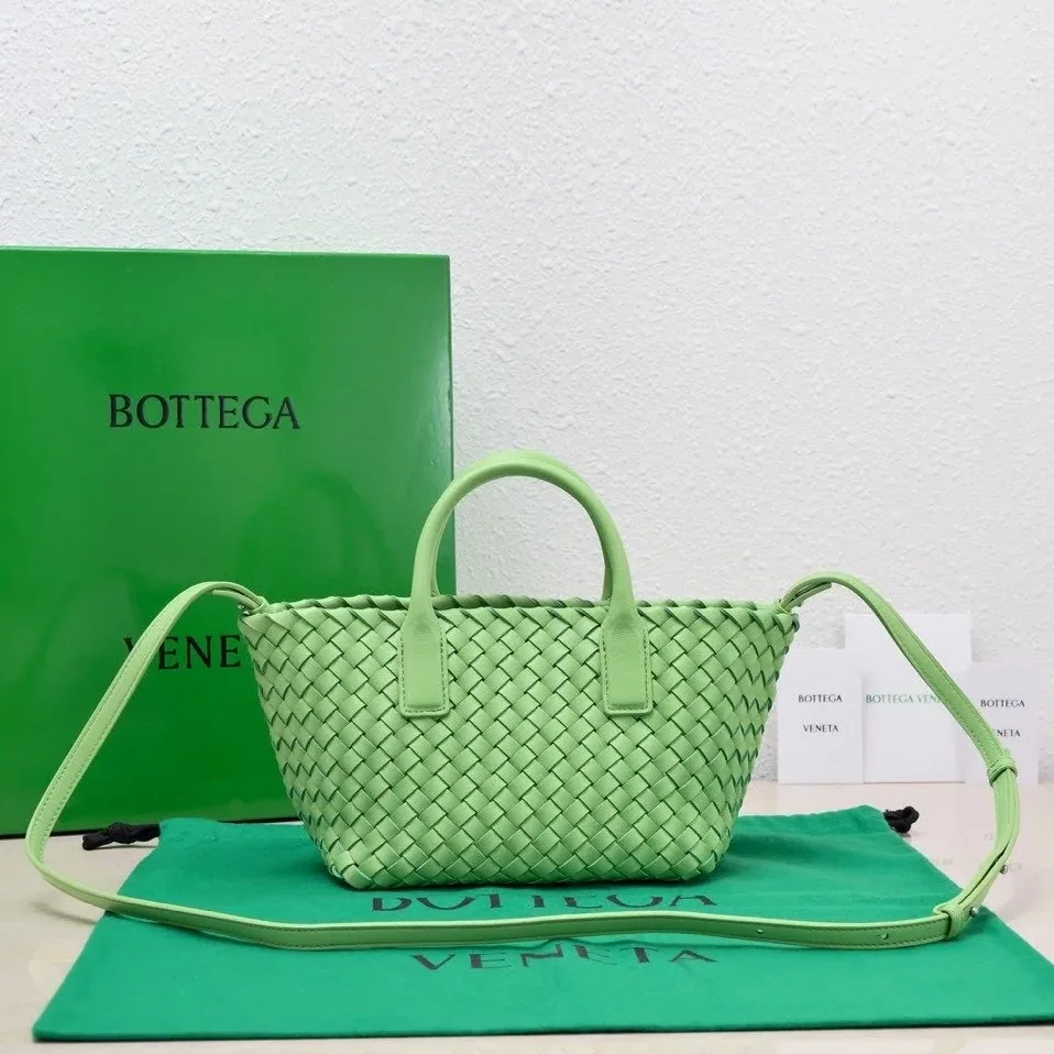 Bottega Veneta Mini Cabat Green Bottega Veneta Mini Cabat Green