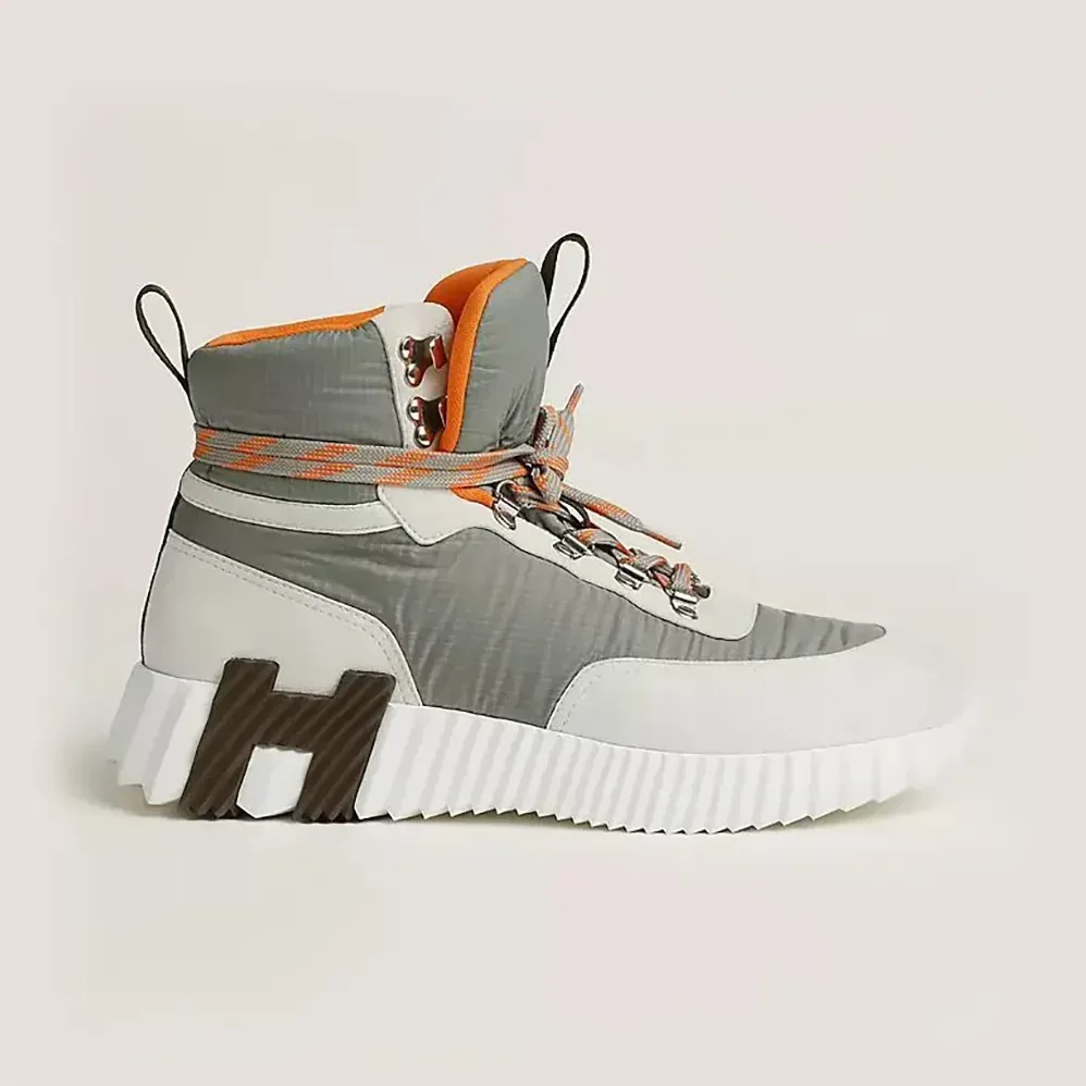 Hermes Klimb Sneaker in Ripstop Fabric and Suede Goatskin for Men