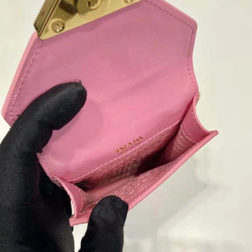 Prada Saffiano Leather Mini-Bag for Women in Pink