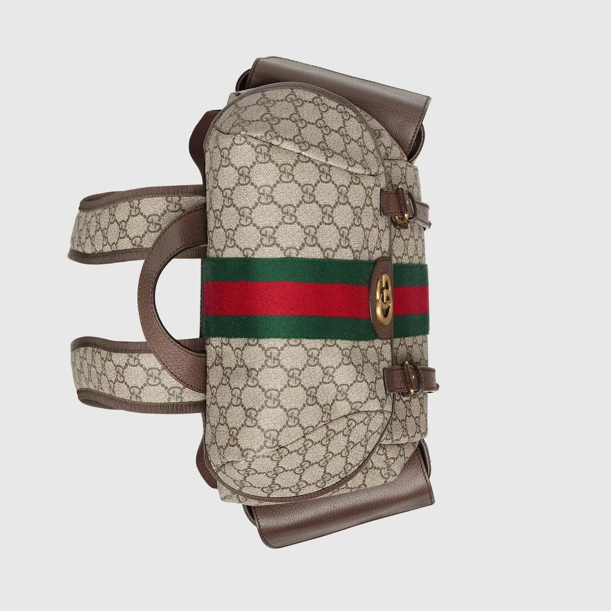 Gucci Ophidia Medium Backpack in Beige Gold Hardware