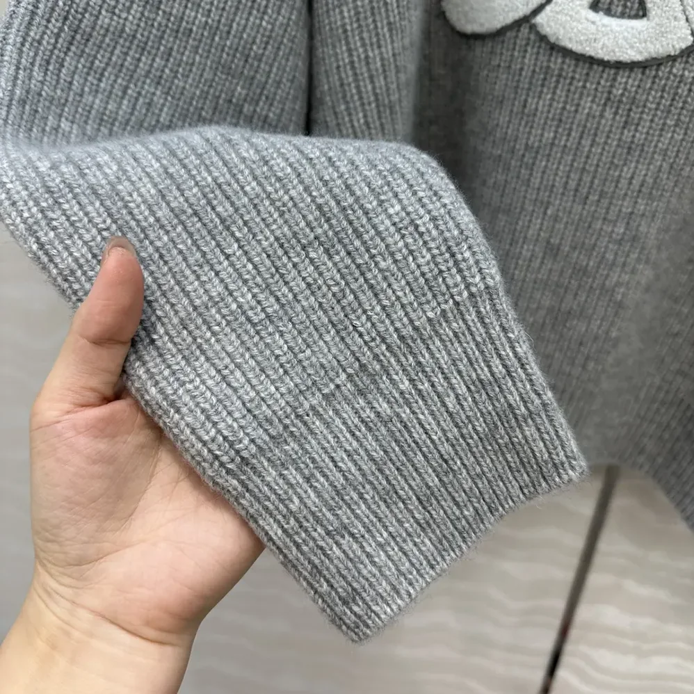 Celine Crew Neck Sweater In Ribbed Wool for Men