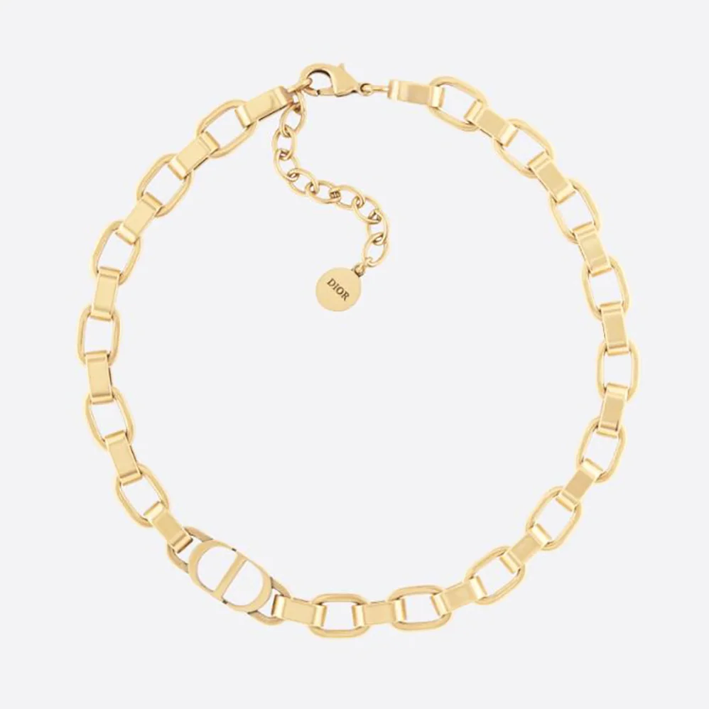 Dior 30 Montaigne Necklace Gold for Women in Finish Metal Dior 30 Montaigne Necklace Gold for Women in Finish Metal