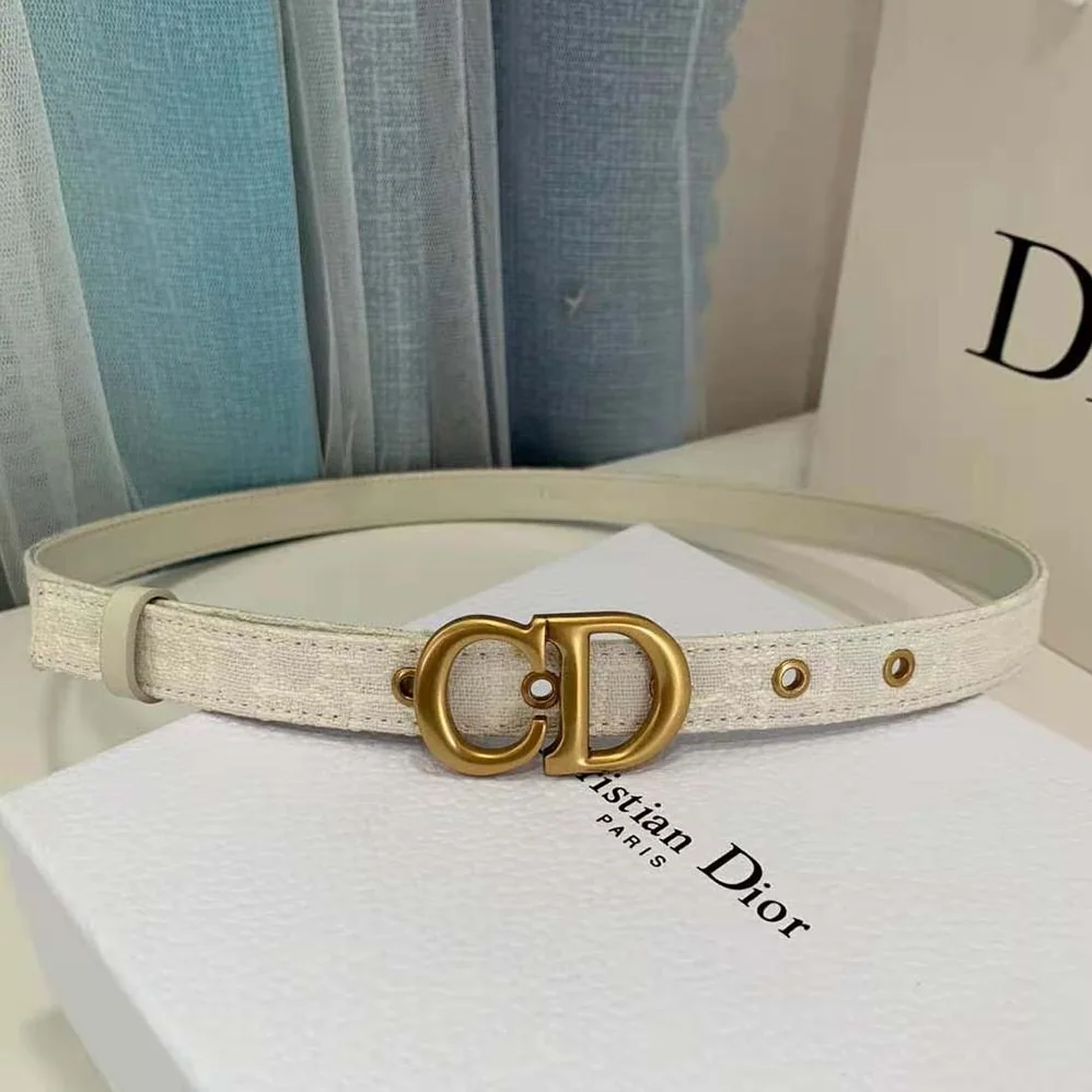 Dior Saddle Belt White Dior Oblique Jacquard for Women Dior Saddle Belt White Dior Oblique Jacquard for Women