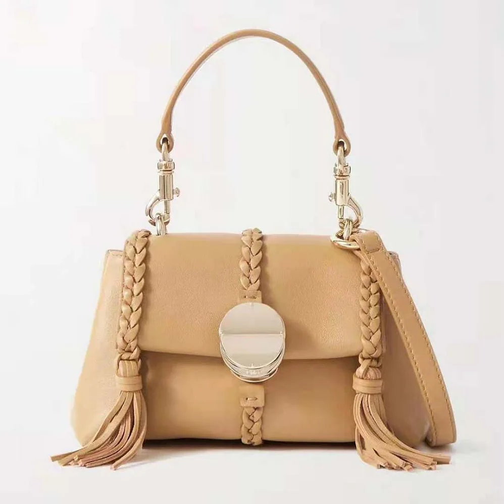 Chloé Penelope Mini Soft Shoulder Bag for Women in Brown