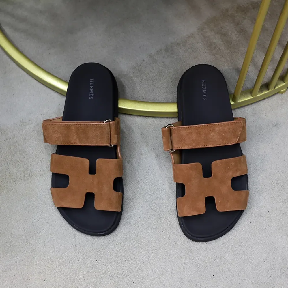 Hermes Chypre Sandal for Unisex in Brown Hermes Chypre Sandal for Unisex in Brown