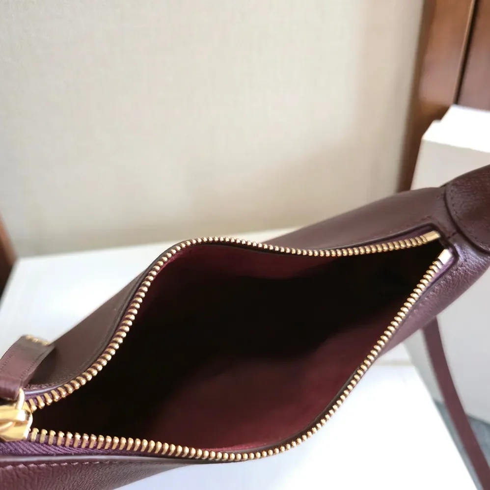 Celine Teen Celine Lulu in Grained Calfskin for Women in Deep Burgundy