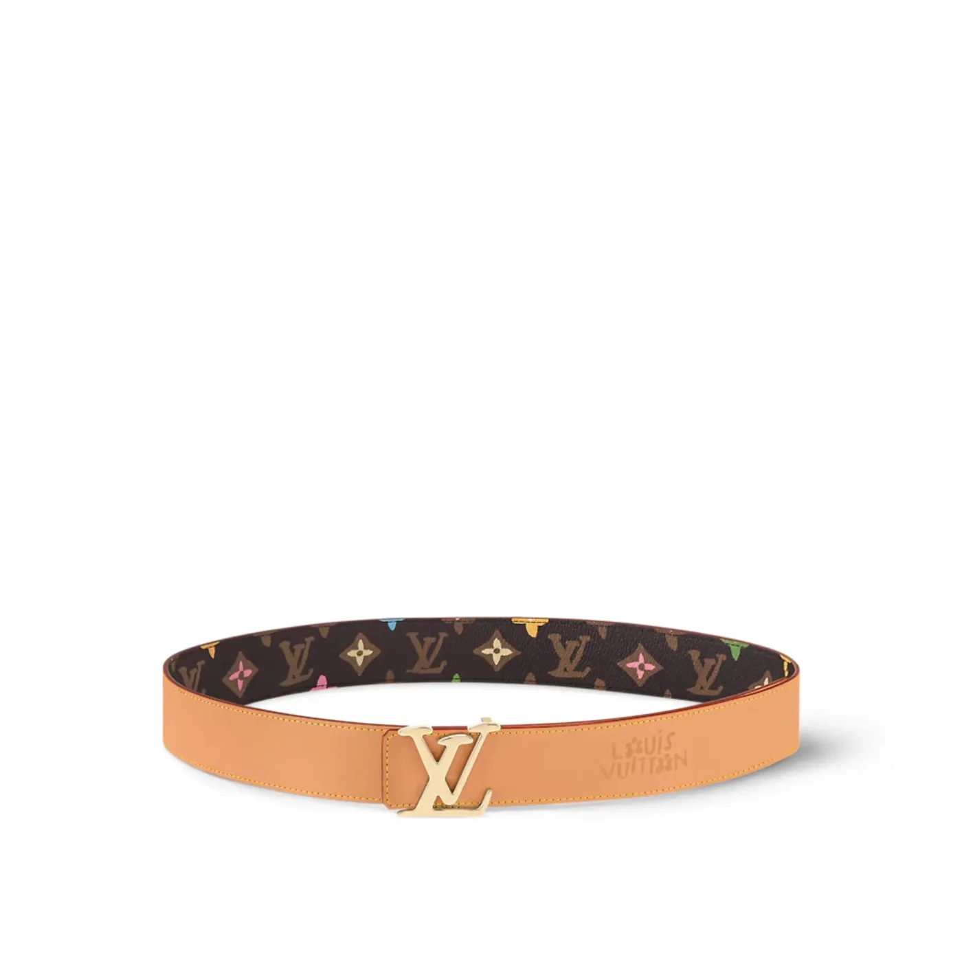 Louis Vuitton Tag Reversible Belt Brown