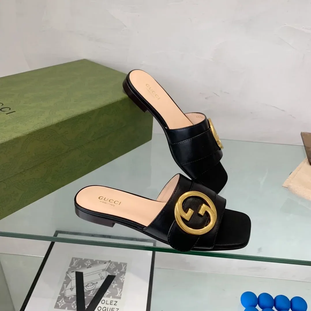 Gucci Blondie Slide Sandal Black