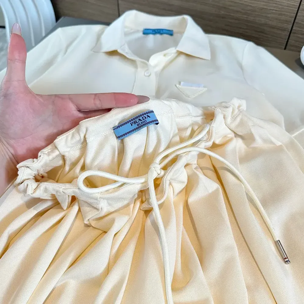 Prada Piqué Polo Shirt for Women