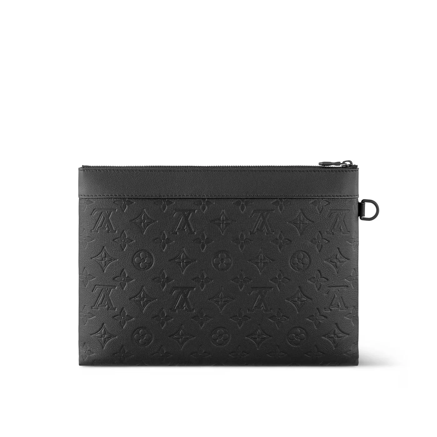 Louis Vuitton Pochette To Go Pouch / Black Monogram Shadow Canvas Black Hardware Louis Vuitton Pochette To Go Pouch / Black Monogram Shadow Canvas Black Hardware