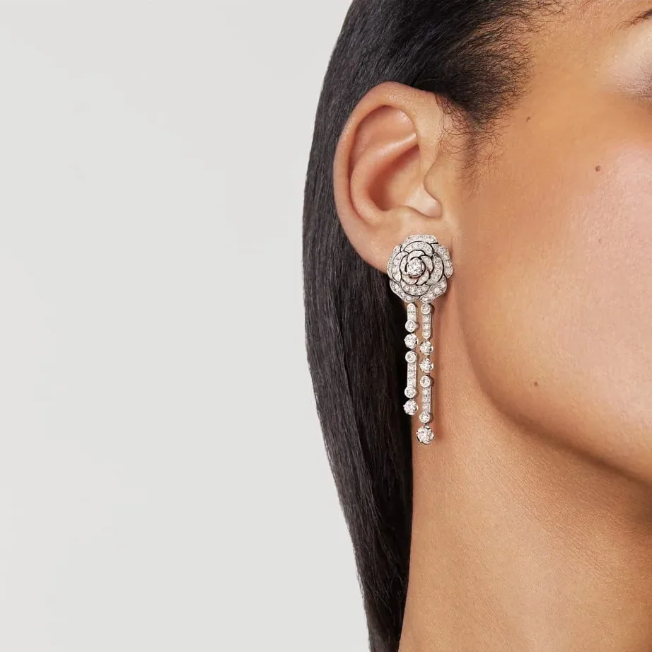 Chanel Diamant Evanescent Earrings White Gold Chanel Diamant Evanescent Earrings White Gold