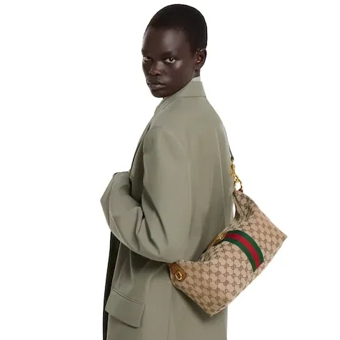 Gucci Vanity Medium Top Handle Bag in Beige/ Brown Gold Hardware Gucci Vanity Medium Top Handle Bag in Beige/ Brown Gold Hardware